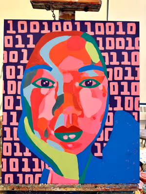 Self Portrait painting