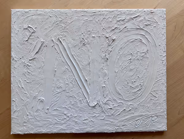 Pink to White series, canvas 1