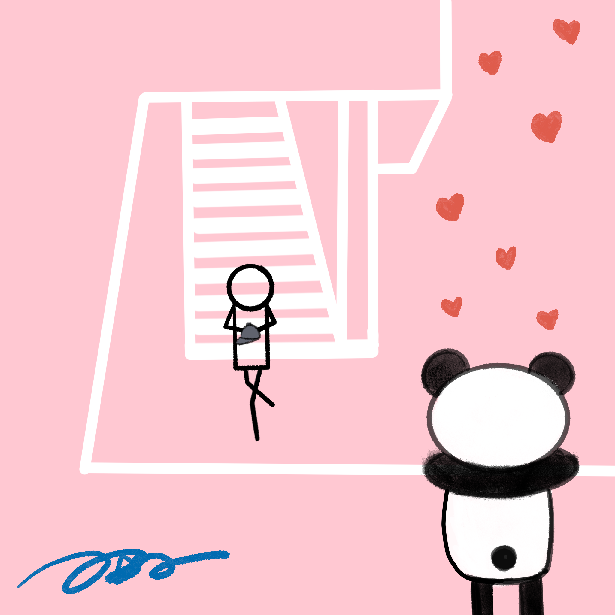 Panda's Life comic strip 1