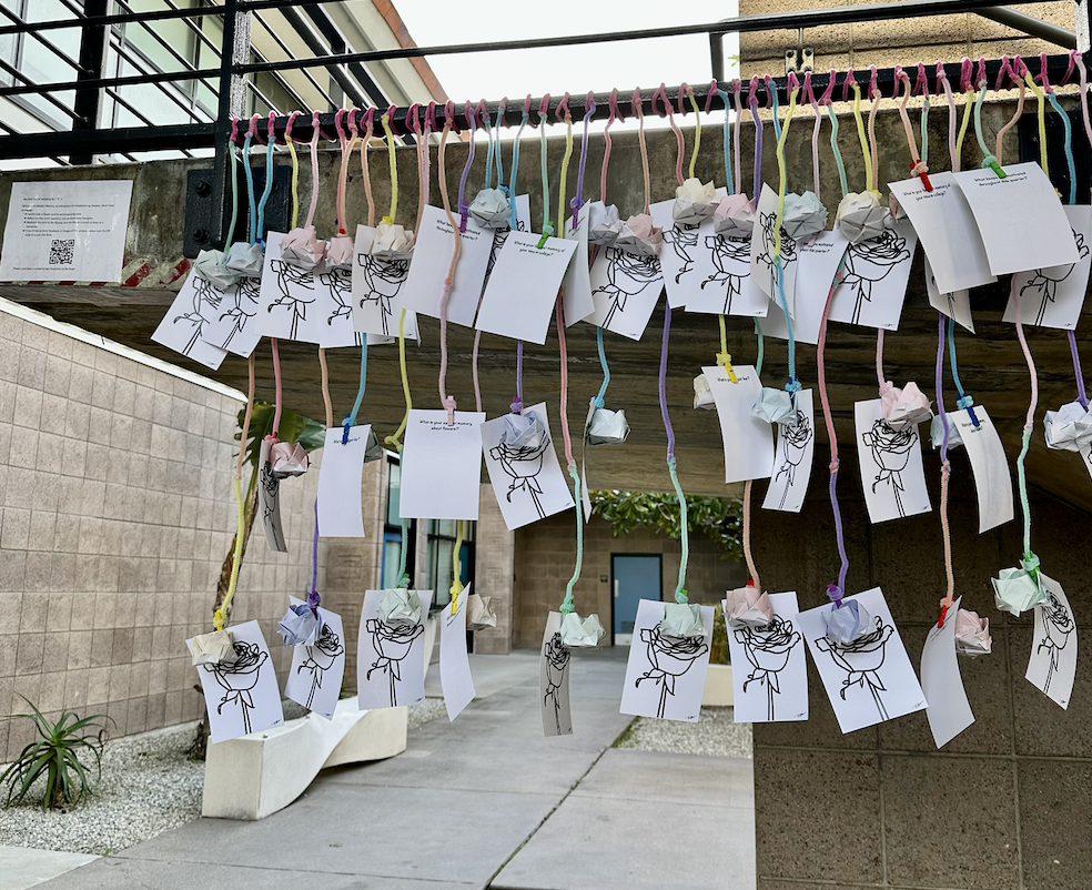 Mindful Blooms installation overview