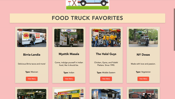 Food Truck Favorites demo
